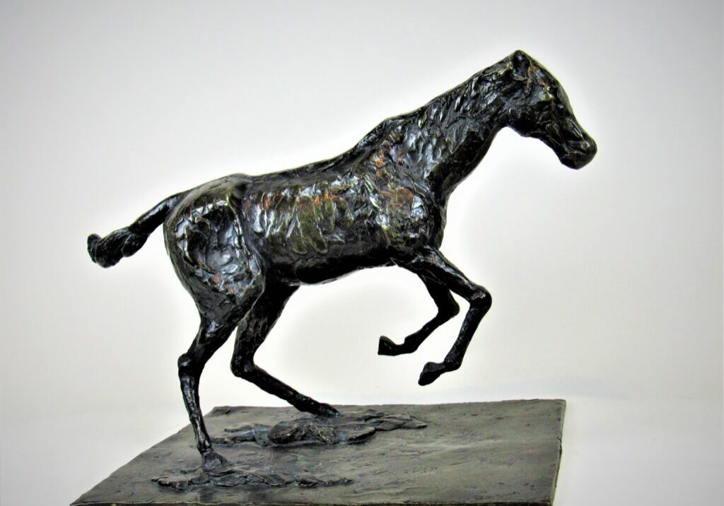 Degas Edgar: Springend paard